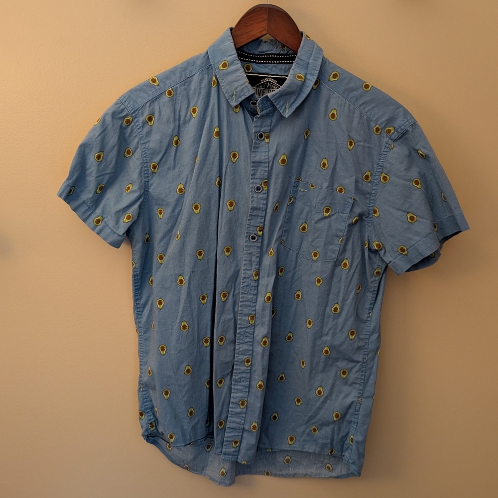 Avocado Short Sleeve Button Down